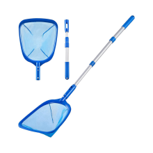 Pool Skimmer Pool Net with 3 Piece Pole, Pool Skimmer Net with Fine Mesh Net, Telescopic Pole, Ultra Fine Pool