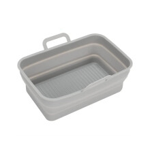 2 Stuks Opvouwbare Siliconen Air Friteuse Inserts Voor Ninja DZ201/DZ401 Herbruikbare Siliconen Pot Dual Air Friteuse