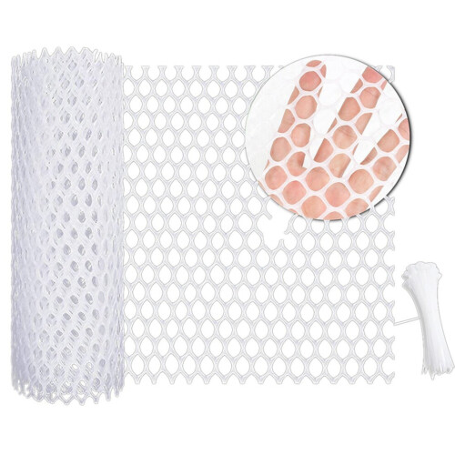 Reusable Plastic Wire Mesh Fence Net Lightweight Durable Hexagonal Mesh DIY Project Garden Courtyard 2