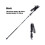 (Black, Long) Trekking Hiking Poles Adjustable Shockproof Retractable 1