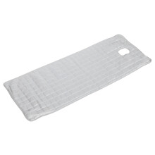 Matrashoes voor massagetafelbed met gat, beautypad, niet gewatteerd, 185 x 70 cm, grijs, dikte van de bedvulling