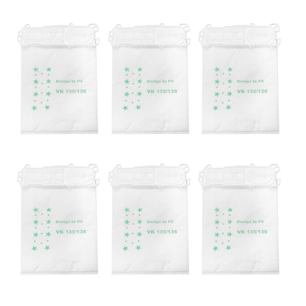 6Pcs Dust Bag Replacement Accessories for Kobold VK135 VK136 FP136 Robotic Vacuum Cleaner-image-OPC-PG79K6Z-NEW