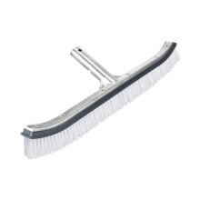 Cabezal de cepillo para piscina, cabezal de cepillo de aluminio de 18 pulgadas, para limpiar paredes y azulejos