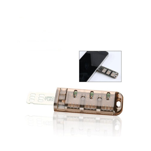 6-slot adapter Multi-Reader Mini SIM Nano with control switch for /6/7/8/X 1