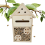 CNNOTEPAD Wooden Bee Bricks Hotel Beehive for Gardens Bricks 5