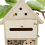 CNNOTEPAD Wooden Bee Bricks Hotel Beehive for Gardens Bricks 3