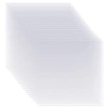 20 Stück transparente Mylar-Schablonenblätter, 30,5 cm, leere Schablonenmaterialblätter, für Kompatibilität und