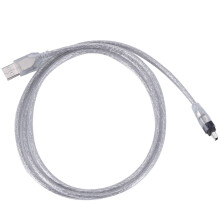 1,5 m USB-zu-IEEE 1394 4-poliger Firewire-DV-Adapterkabel-Konverter für PC-Kamera