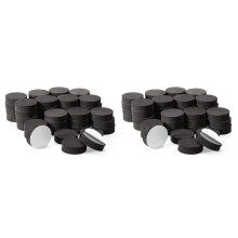 96pcs Bloempot Voeten Raisers Natuurlijke Rubber Bloempot Mat Onzichtbare Pot Voeten voor Zware Outdoor Planten