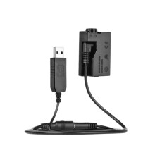 -E8 Dummy Batterij met DC Power Bank USB Adapter Kabel Vervanging voor LP-E8 voor 550D 600D 650D 700D DSLR Camera's