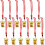 CNNOTEPAD 12 Anhänger 2022 Neujahr Goldene Statue 1