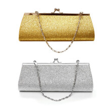 2kpl Naisten Glitter Clutch Laukku Iltajuhlat Häät Käsilaukku Olkalaukku Kulta Hopea