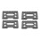 4pcs Ceramic Blade Ceramic Replacement Cutter 28 Teeth Ceramic Clipper Blade Replacement Cutter 2 Hole Clipper 1