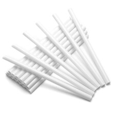 50 PCS Plastic White Cake Dowel Rods for Tiered Cake Construction and Stacking