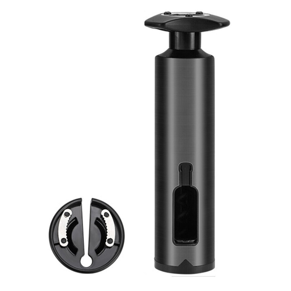 Ouvre-bouteille manuel, tire-bouchon, vin mousseux, outil de cuisine, ouvre-bouchons, accessoires de cuisine utiles, noir