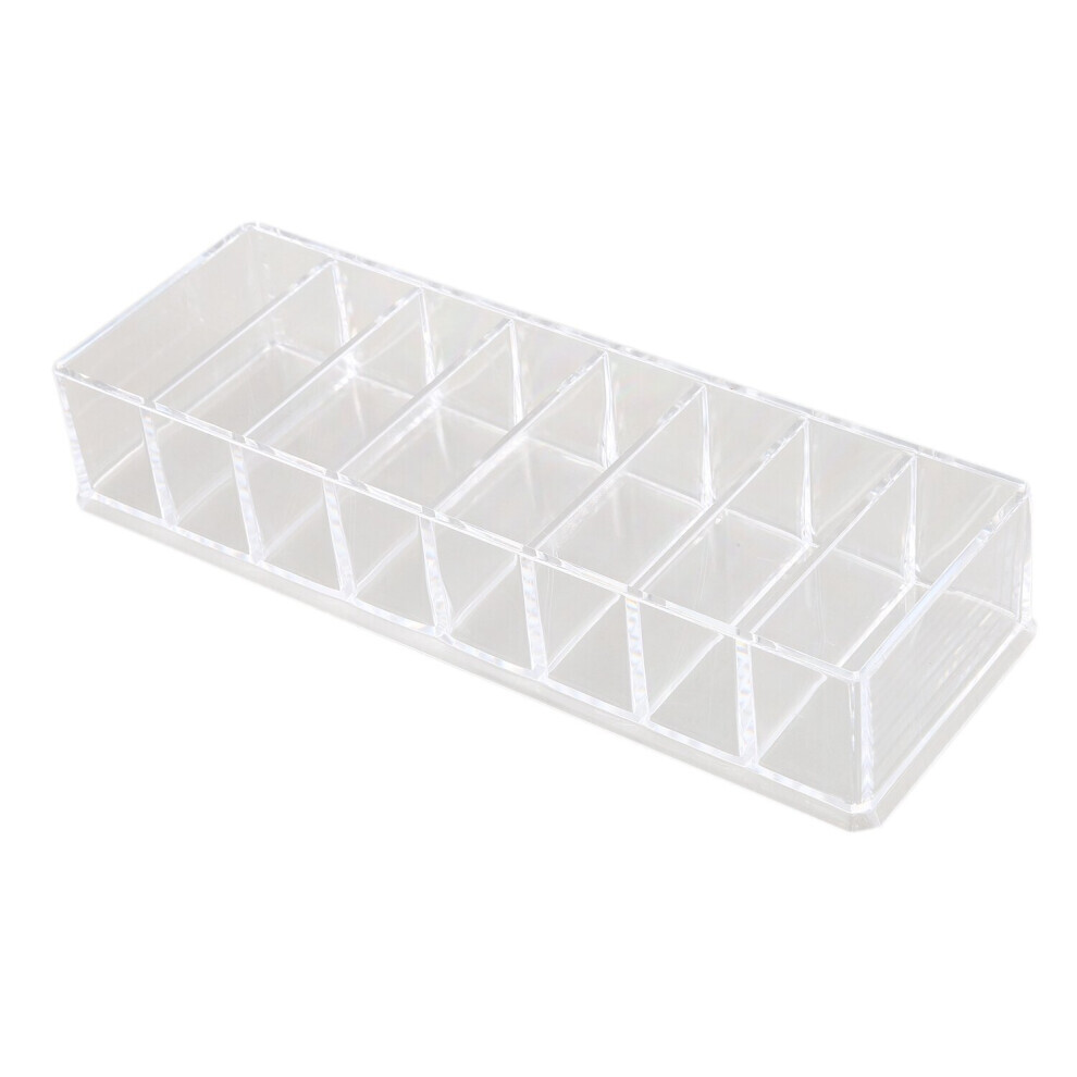 Organisateur de maquillage en acrylique transparent, boîte de rangement de cosmétiques, boîte de poudre de maquillage, étui