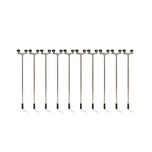 Pack of 10 2LED street lights in 1:100 scale street light mini lamp post