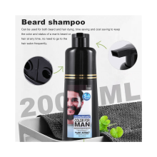 CNNOTPAD Permanente baardverfshampoo voor mannen om stervend haar te verwijderen 200 ml