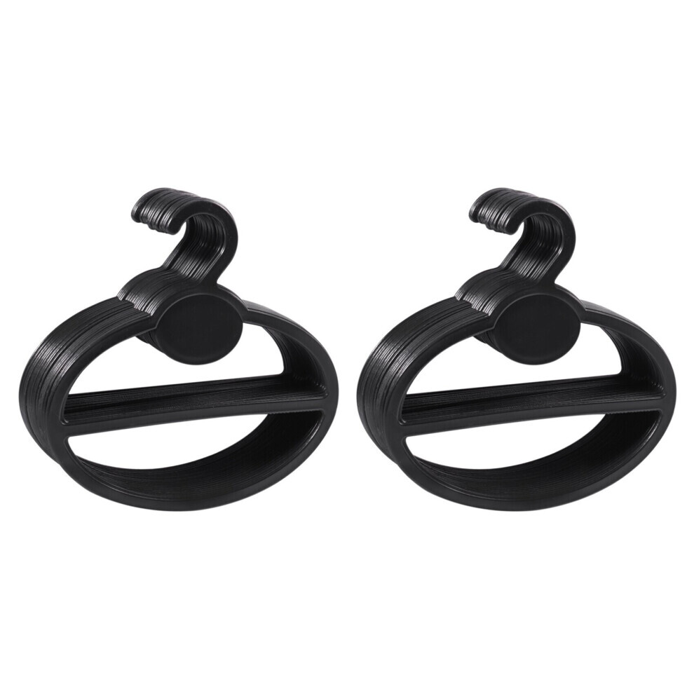 40x écharpe châle porte-cravate organisateur ovale cintres en plastique cintres de rangement noir