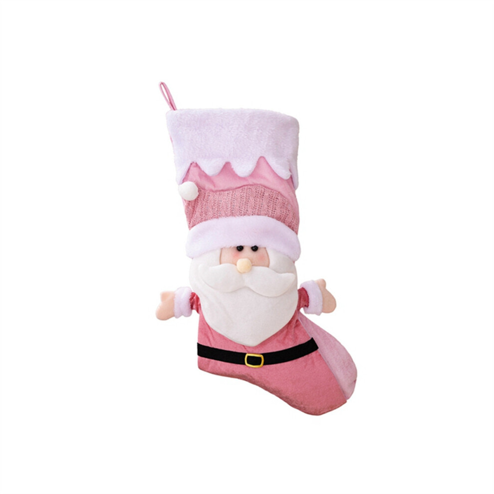 Bas de Noël pour enfant, sac de bonbons, ornement d'arbre de Noël, Père Noël