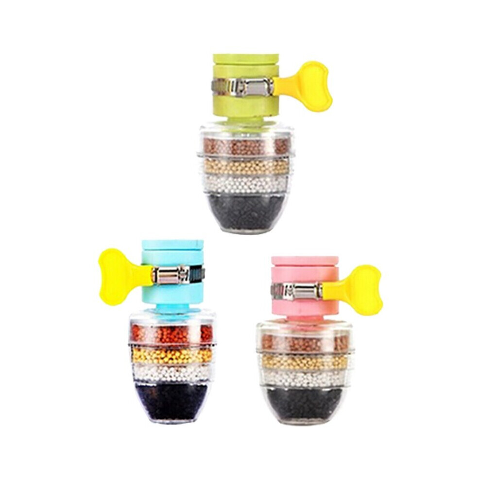 Adoucisseur d'eau de cuisine domestique, 3 pièces, fluorure avec Filtration, purificateur de robinet, filtre purificateur