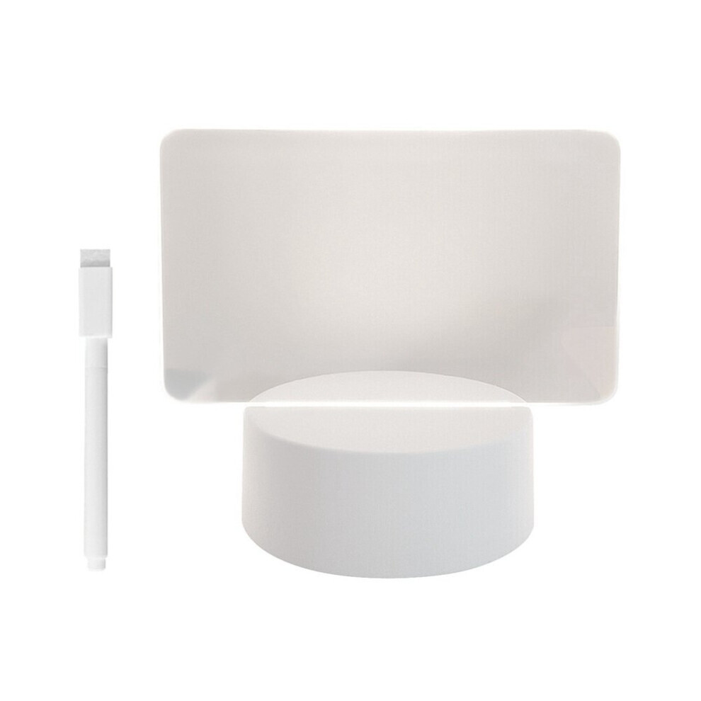 Tableau de notes LED veilleuse USB tableau d'affichage lumière de vacances avec stylo cadeaux pour décoration lampe de nuit(A)