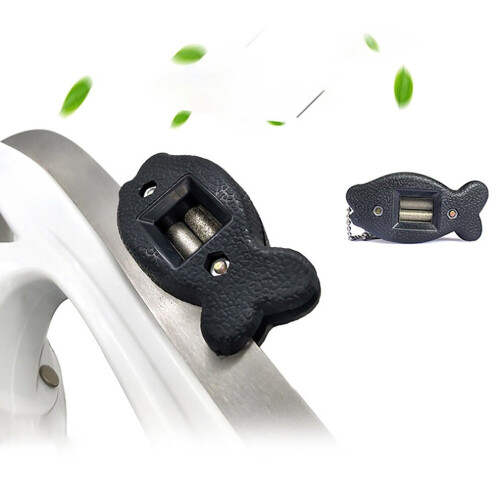 Ice Skating Edge Blade Sharpener Double Sided Diamond Hand Knife Ice Skate Sharpening Tool with Keychain 1