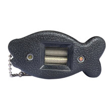 Afilador de cuchillas para patinaje sobre hielo, cuchillo de mano de diamante de doble cara, herramienta para