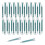 40pcs Epoxy Mixing Nozzle Electrostatic Mixing Nozzle Tip 50ml/1.7oz 16 1