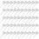 100pcs 4ml Paper Cup Pipette Squeeze Dropper Plastic Pipette Rectangular Plastic Squeeze Transfer Pipette Heart 1