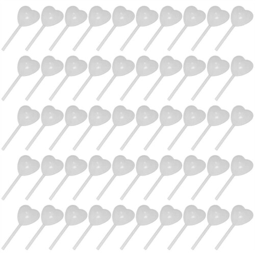 100pcs 4ml Paper Cup Pipette Squeeze Dropper Plastic Pipette Rectangular Plastic Squeeze Transfer Pipette Heart