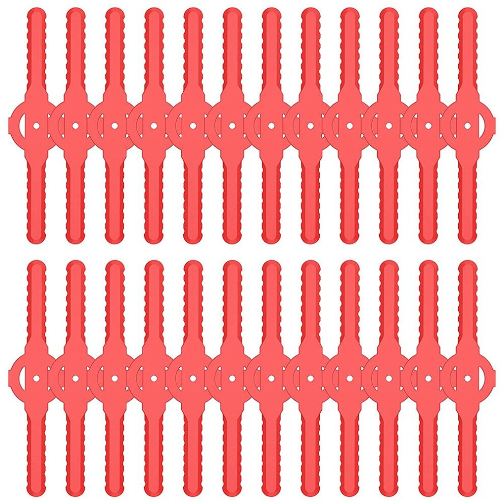 Les lames de tête de coupe-bordure remplacent, 24 lames de coupe en plastique de remplacement pour coupe-herbe sans fil