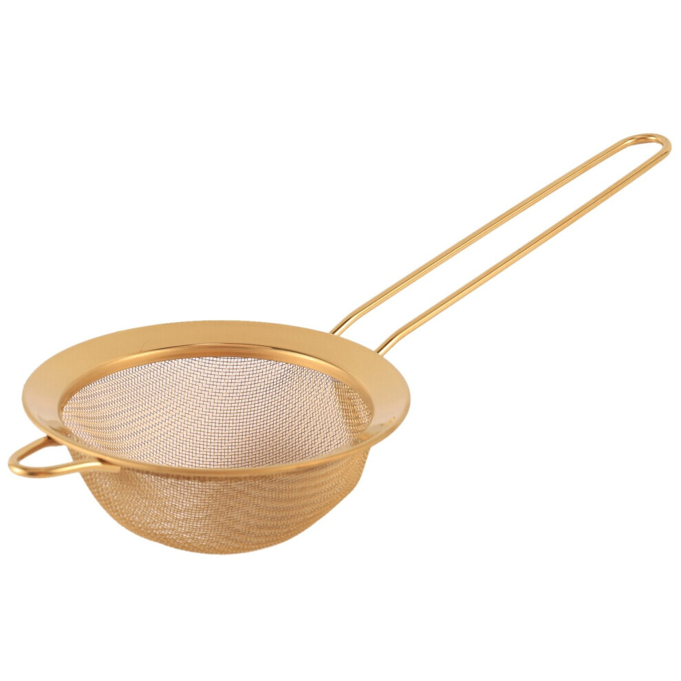 Stainless Steel Fine Mesh Oil Strainer Golden Flour Sifter Sieve Colanders Flour Coffee Mesh Filter Kitchen Bakeware S-image-OPC-PG79WMN-NEW