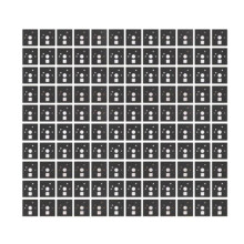 120pcs Mechanical Keyboard Switch Stickers Noise Dampener Foam Sound Reduction Insulating Film for Switch Stabilizer