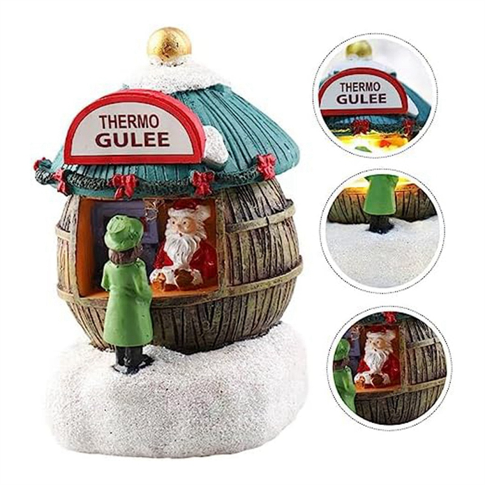 CNNOTEPAD Maison Veilleuse Ornements De Noël Lampe De Chevet Déco De Noël, C