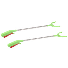 2X pince collecteur de déchets griffe de déchets outil d'extrémité de déchets jardin 60CM