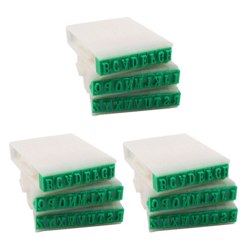 3 set Detachable 26-Letters English Alphabet Plastic Stamp Set on OnBuy