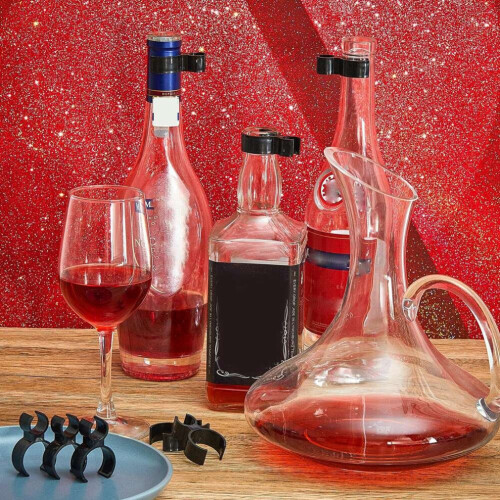 Pinces à Champagne Clips de sécurité à support unique pour bougie (24 pièces)