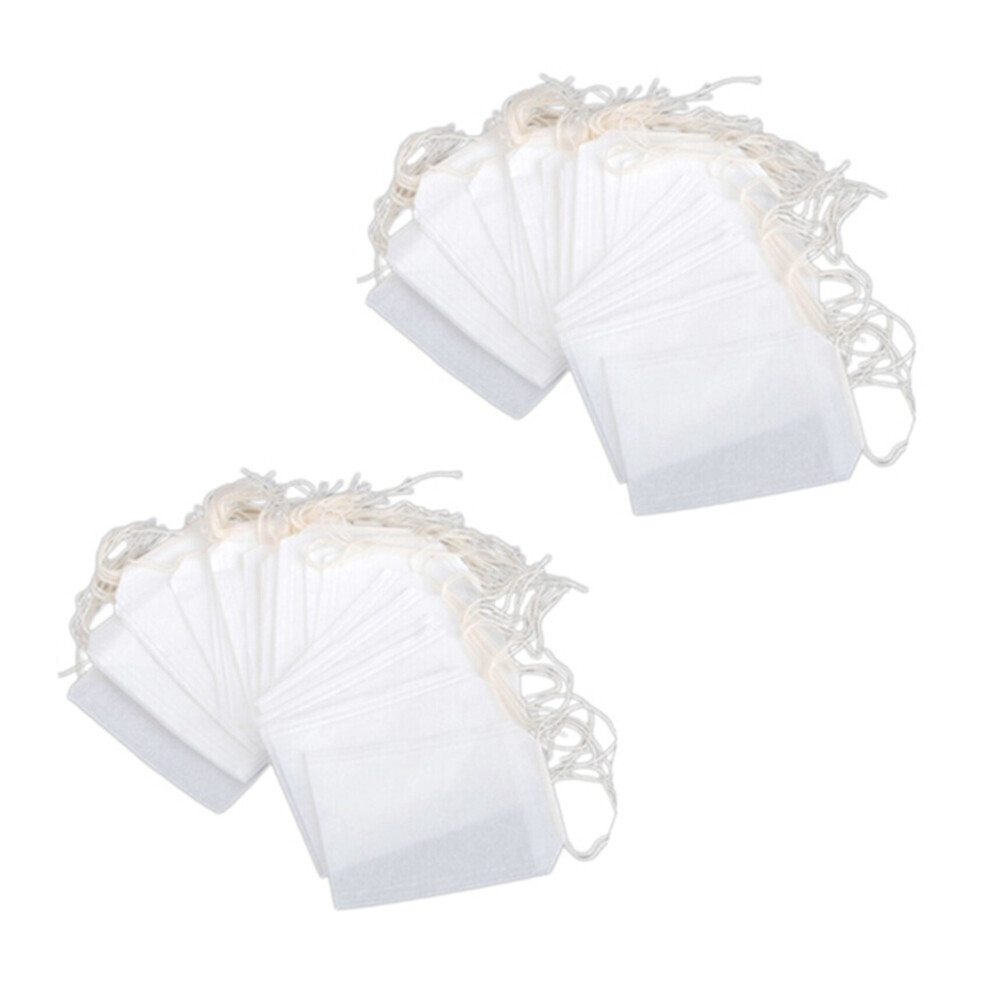 200 pièces sachets de thé vides environnement de qualité alimentaire filtre papier chaîne thermoscellable herbe sachet de