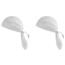 2X sneldrogende hoofddoek Pure fietsmuts Zomer heren hardlopen rijden bandana hoofddoek piraat hoed kap hoofdband