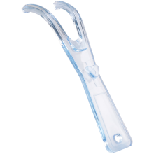 CNNOTEPAD Soporte para Hilo Dental Ayuda Púas Orales Cuidado Dental Interdental Azul