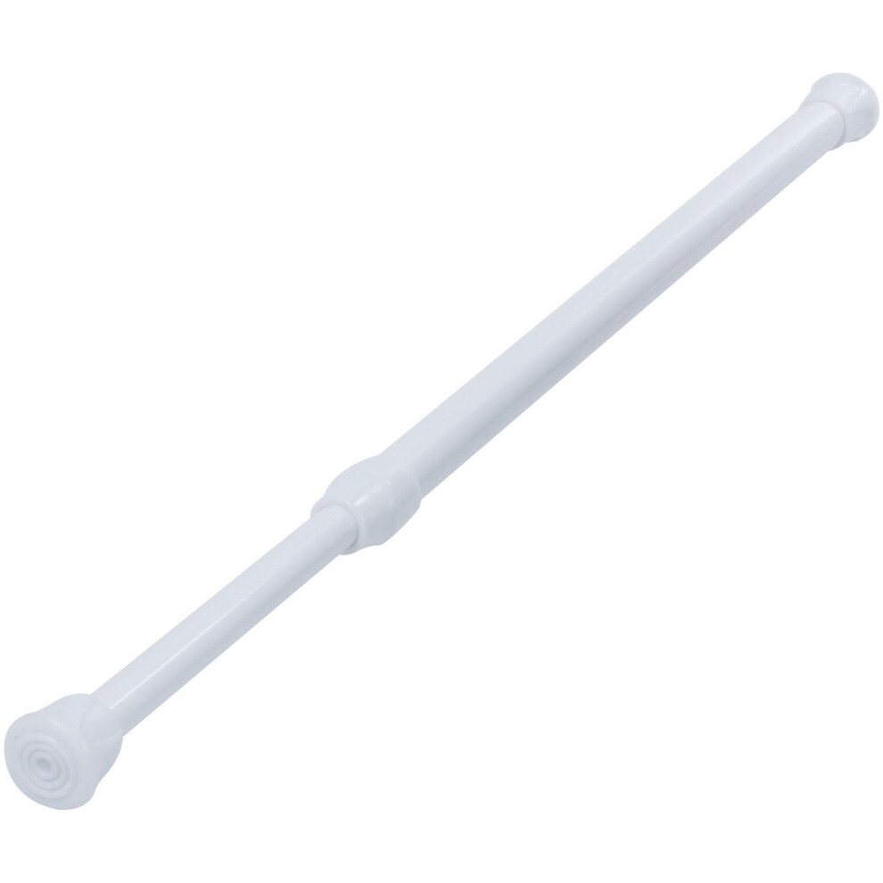 3 Pack Adjustable Extendable Small Tension Rod 11.8 inch to 19.7 inch, White-image-OPC-PG79XT7-NEW