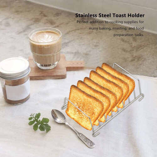 2 Pcs Toast Bread Rack Holder 8 Disc Holes Tool Cooling Rack Bread Rack Rectangle Accessories Organizer 2