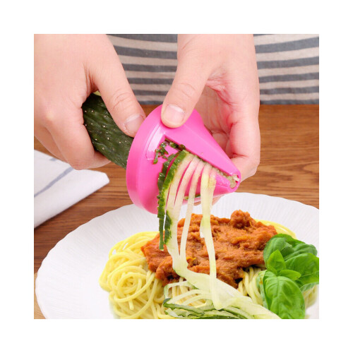 Kitchen helper, funnel, vegetable radish cutter, shred spiral device 1