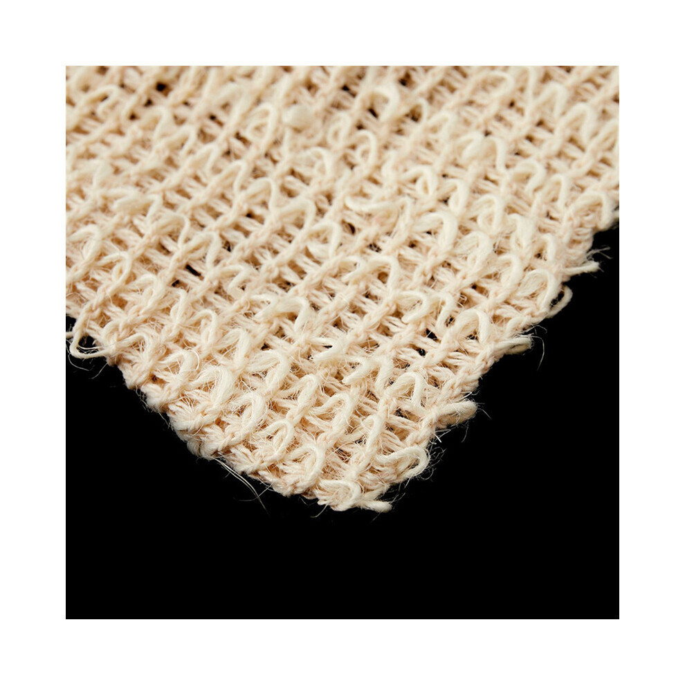 Sac de savon en Sisal de bain de douche, sac de savon en Sisal naturel, support de pochette exfoliant, 200 pièces