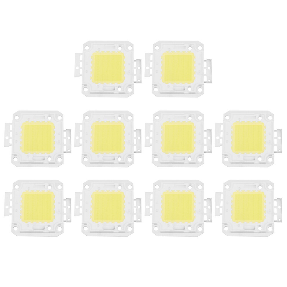 Pilote LED 10x50W, adaptateur d'alimentation étanche IP67 + ampoule à puce LED 50W, économie d'énergie pour bricolage, lumière