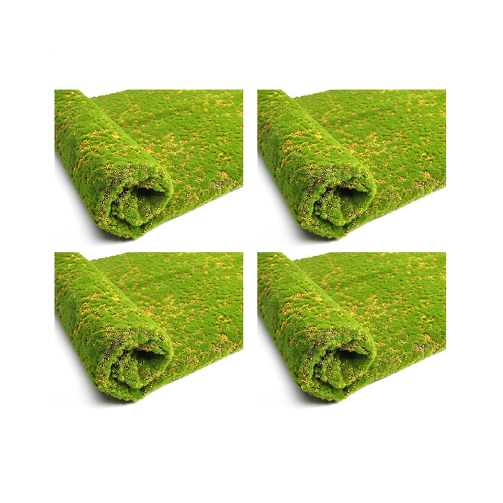 4 plantes vertes, fausse mousse, pour décoration de magasin, maison, Patio