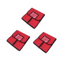 3X eristetty pizzan toimituspussi, ammattimainen pizzalaukku, kosteudenkestävä pizzalaatikko