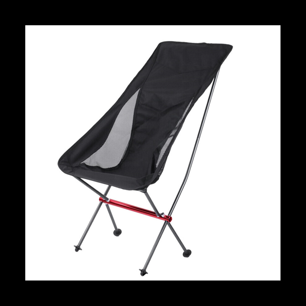 Chaise de Camping pliante Portable, chaise d'extérieur en forme de lune, tabouret pliable pour randonnée pique-nique pêche,