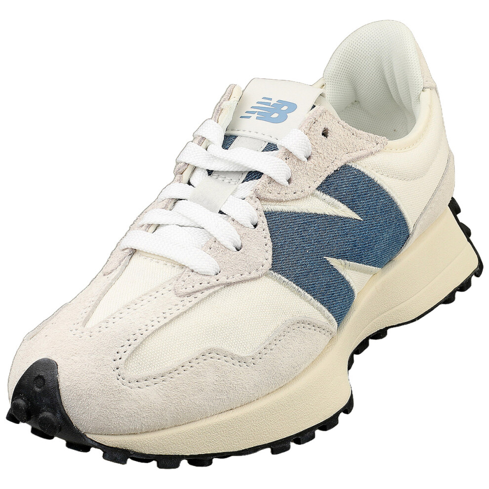 New Balance 327 Womens Fashion Trainers in White Navy - 3.5 UK